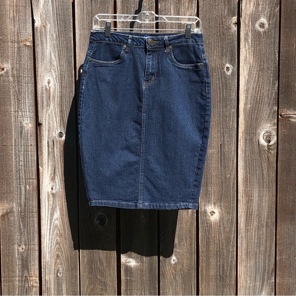 Lexi denim jean pencil skirt size 4